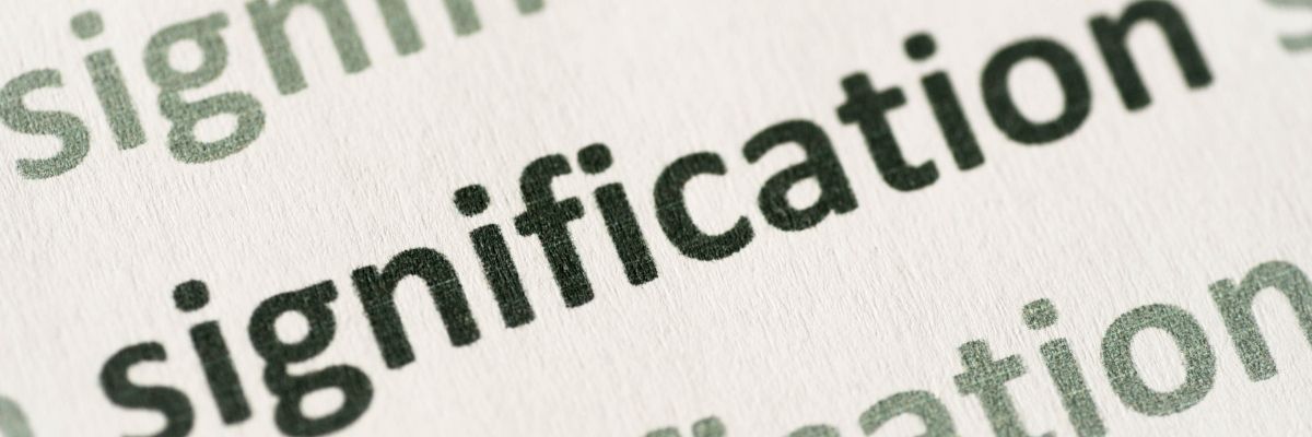 Signification et Épanouissement